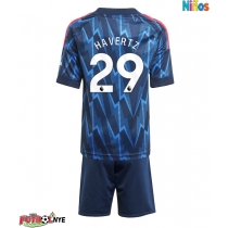 Camiseta Arsenal Kai Havertz #29 Visitante Equipación para niños 2025-26 manga corta (+ pantalones cortos)